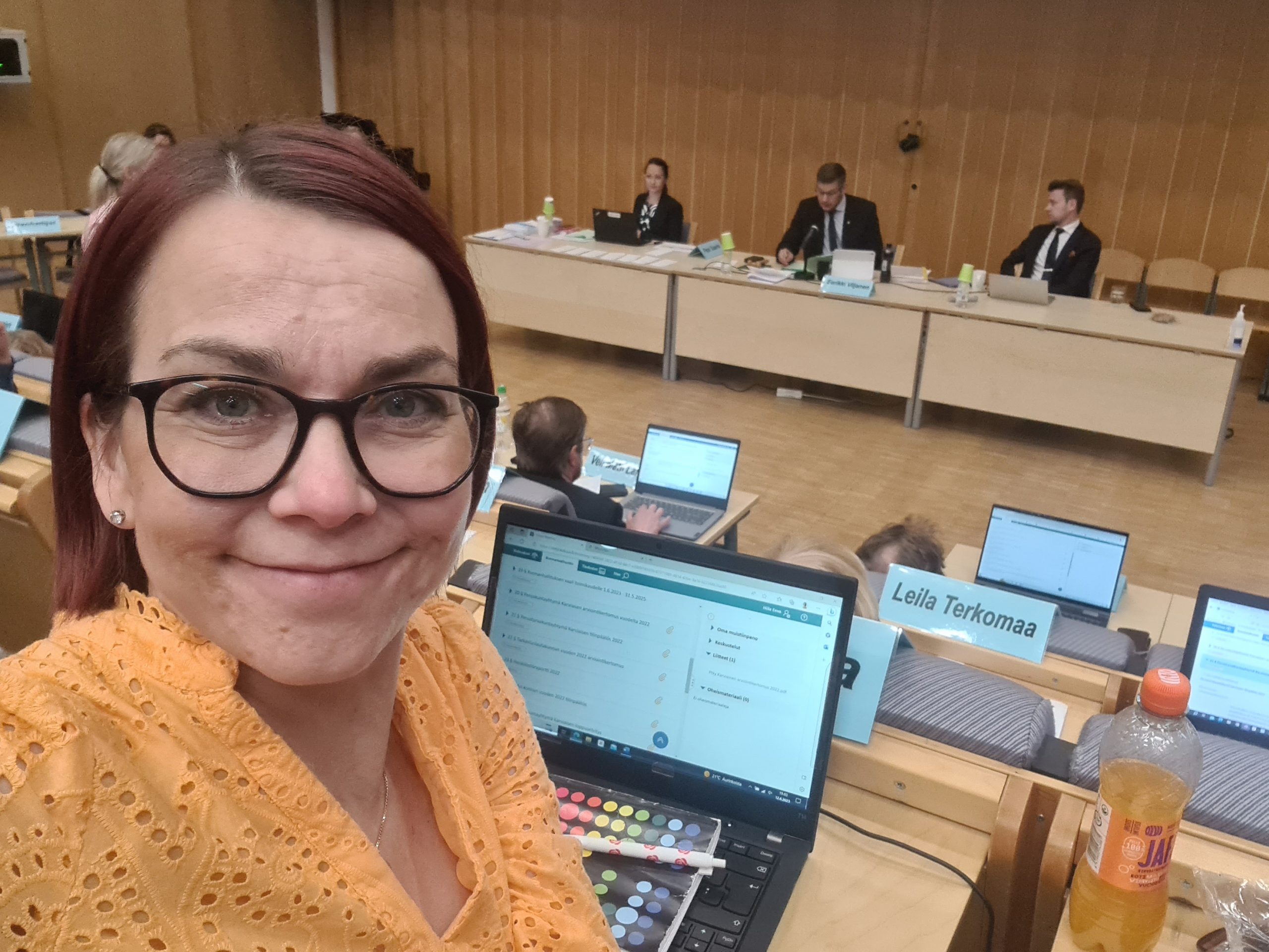 Puhe kunnanvaltuustossa 12.6.2023