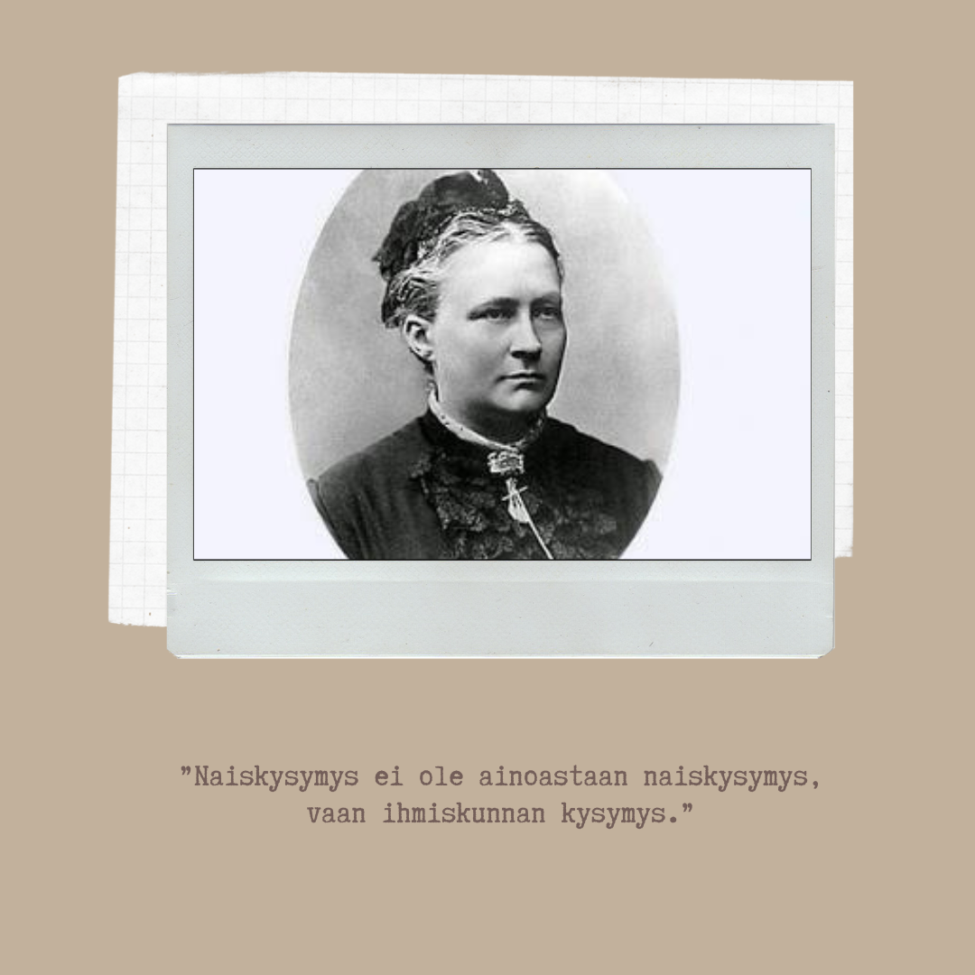 Hyvää Minna Canthin ja tasa-arvon päivää!